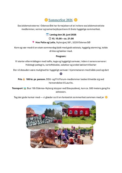 Sommerfest 2026